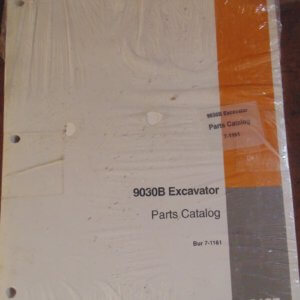 Case 9030B Excavator Parts Manual