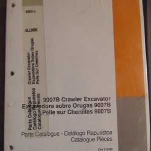 Case 9007B Crawler Excavator Parts Manual