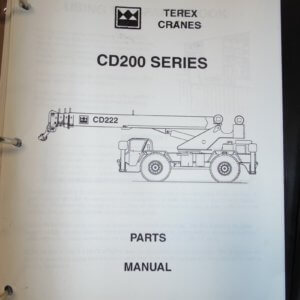 Terex Cranes CD200 Series Parts Manual