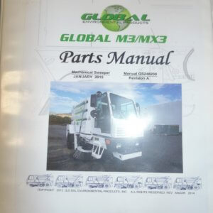 Global M3/MX3 Mechanical Sweepers Parts Manual