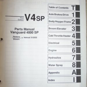 Johnson V4SP Vanguard 4000SP Parts Manual