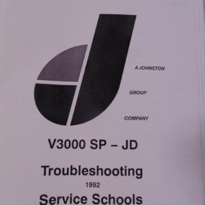 Johnston V3000 SP-JD Troubleshooting Service School Manual
