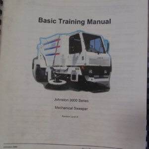 Johnston 3000 Series Sweeper Basic Training Manual