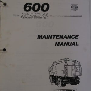 Johnston 600 Series Mechanical Sweeper Maintenance Manual