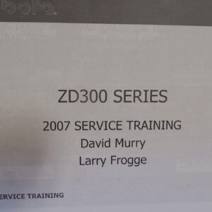 Kubota ZD300 Zero Turn Mower Series Service Training Manual