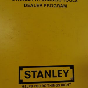Stanley Hydraulic Tools Dealer Program Parts List