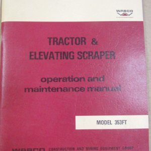 Wabco 353FT Operator & Maintenance Manual