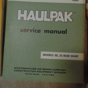 Wabco HaulPak 30, 35 Rear Dump Service Manual