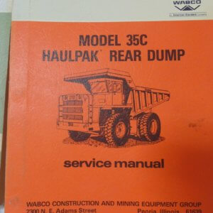 Wabco 35C HaulPak Rear Dump Service Manual