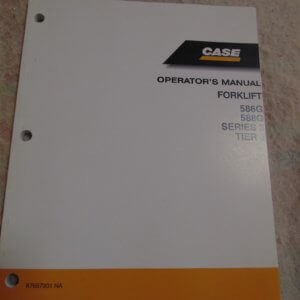 Case 586G 588G Forklift Operator Manual