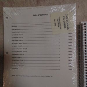 Case 24 Valve 8.3L Engine Repair Manual