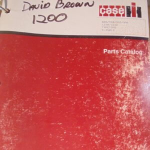 Case 885 990 995 996 1210 1212 Tractors Parts Manual