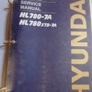 Hyundai HL 780-7A, HL780XTD-7A Wheel Loader Service Manual