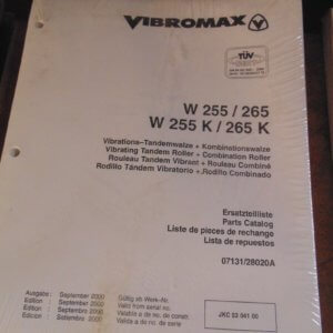 Case W255/265, W255K/265K Vibromax Parts Manual
