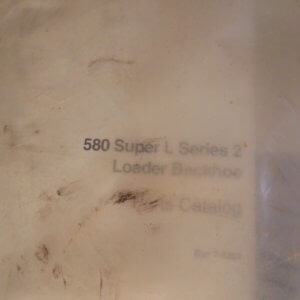 Case 580 Super L Loader Backhoe Parts Manual