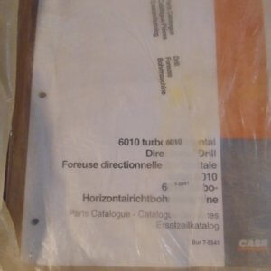Case 6010 Turbo Horizontal Directional Drill Parts Manual
