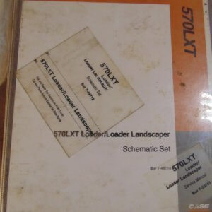Case 570LXT Loader/Loader Landscape Schematic Set Service Manual