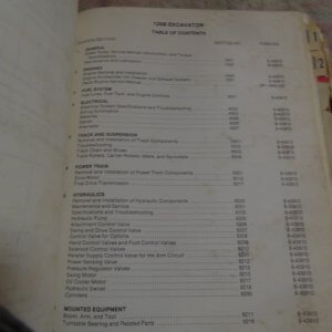 Case 125B Excavator Service Manual