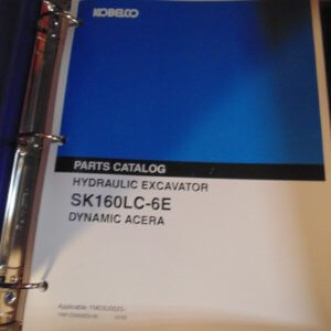 Kobelco SK160LC-6E Hydraulic Excavator Parts Manual