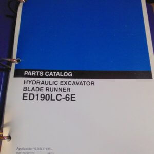 Kobelco ED190LC-6E Hydraulic Excavator Blade Runner Parts Manual