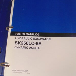 Kobelco SK250LC-6E Hydraulic Excavator Parts Manual