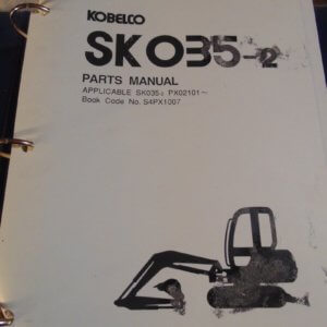 Kobelco SK035-2 Hydraulic Excavator Parts Manual