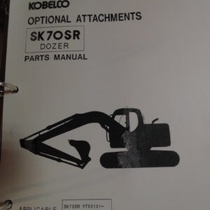 Kobelco SK70SR Dozer Parts Manual