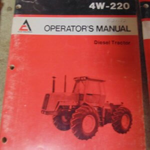 Allis Chalmers 4W-220 Diesel Tractor Operator Manual