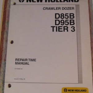 New Holland D85B, D95B Crawler Dozer Repair Manual