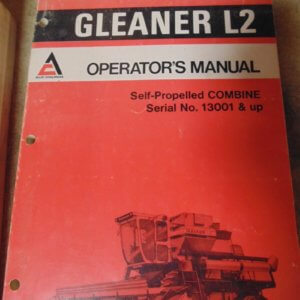 Gleaner L2 Self Propelled Combine Operator Manual