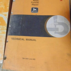 John Deere 482C Forklift Technical Manual