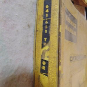 Caterpillar 641, 651 Tractor Service Manual