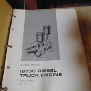Caterpillar 1673 C Diesel Truck Engine 76R1 Service Manual