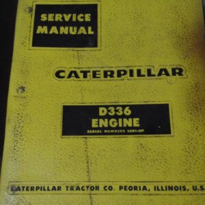 Caterpillar D336 Engine 55B1 Service Manual