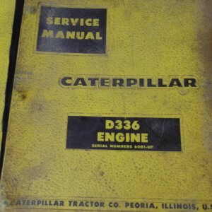 Caterpillar D336 Engine 60B1 Service Manual