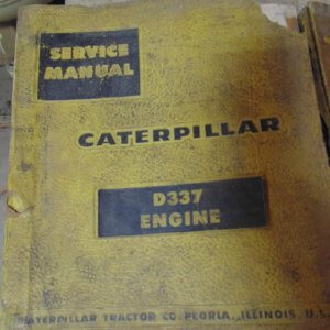 Caterpillar 337 Engine 37B1, 38B1 Service Manual