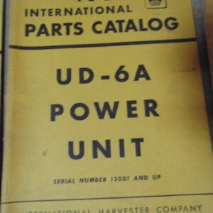 International Harvester PU-29A, U-308 Power Unit Parts Manual
