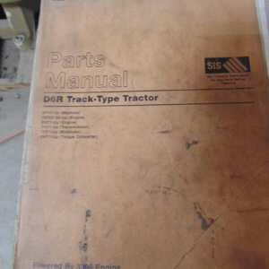 Caterpillar D6R Track Type Tractor 9PN1 Parts Manual