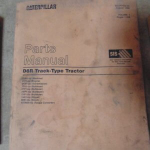 Caterpillar D8R Track Type Tractor Parts Manual