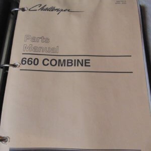 Challenger 660 Combine Parts Manual
