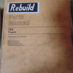Caterpillar 785 Truck 8GB1, 96Z212 Parts Manual