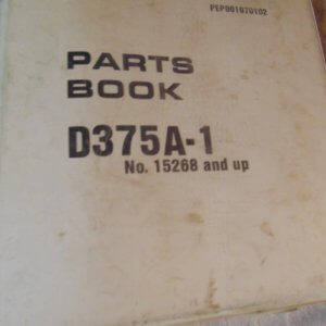 Komatsu D375A-1 Parts Manual