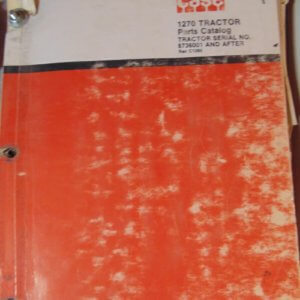 Case 1270 Tractor Parts Manual