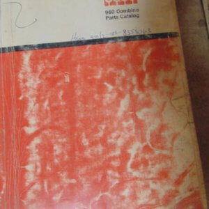 Case 960 Combine Parts Manual