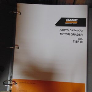 Case 885 Motor Grader Parts Manual