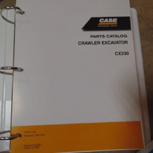 Case CX330 Crawler Excavator Parts Manual