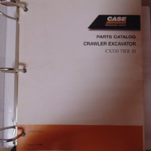 Case CX330 Crawler Excavator Parts Manual