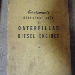 Caterpillar Diesel Engines Serviceman's Reference Manual