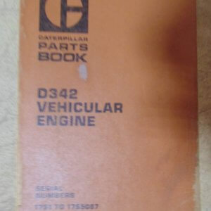 Caterpillar D342 Vehicular Engine 17S1 Parts Manual