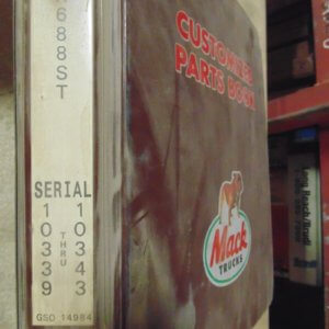 Mack R688ST Truck Parts Manual